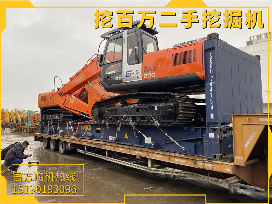Export Hitachi 200, Hitachi 120 used excavators excavators to Malaysia