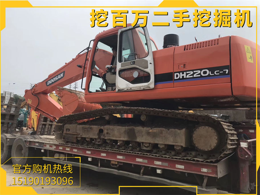 恭喜福建老板喜提斗山220二手挖掘機