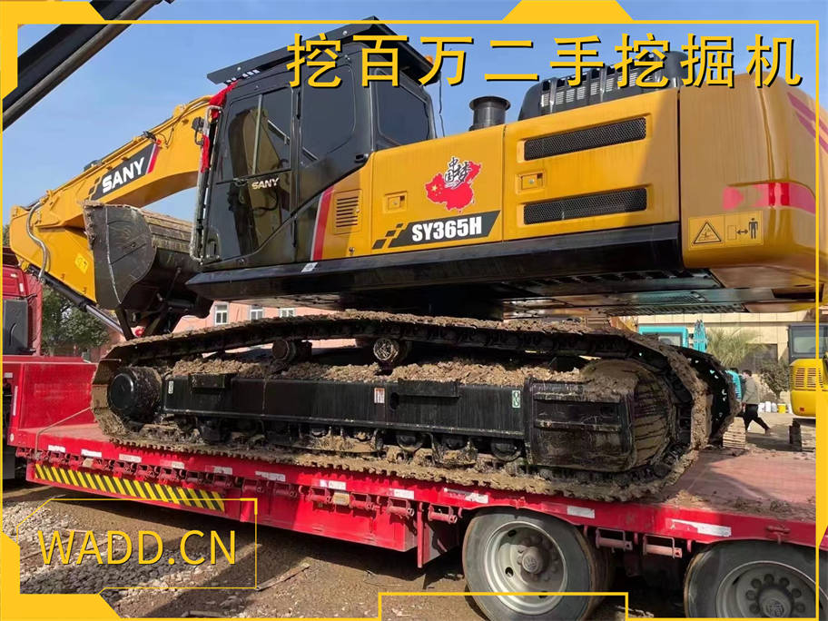 三一365挖掘機裝車發貨廣西