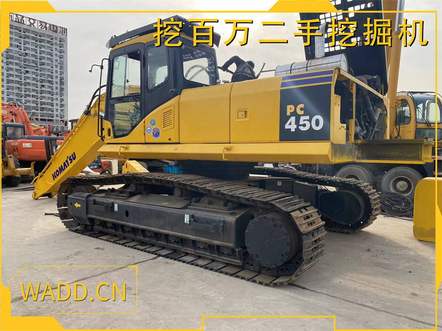 小松450挖掘機拆機準備裝船