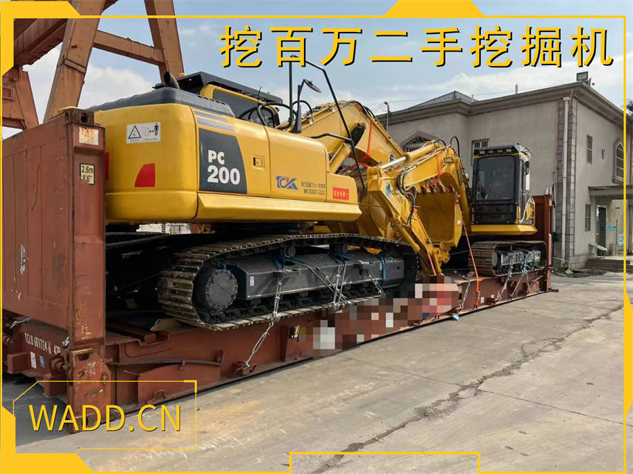 Komatsu pc200 used excavator, Komatsu pc120 used excavator exported to Malaysia