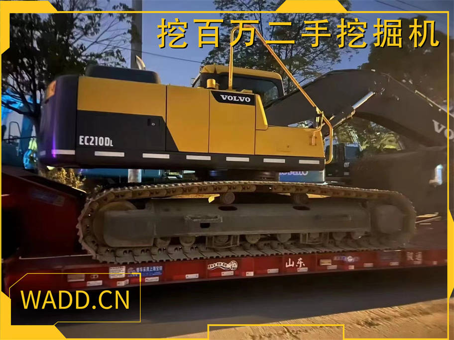 沃爾沃210挖掘機客戶沒來直接發貨廣安