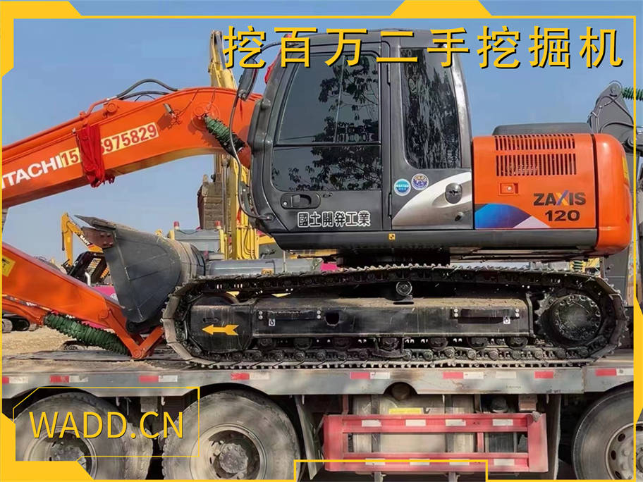 二手日立120挖掘機在湖北熱銷中，超高性價比搶先體驗