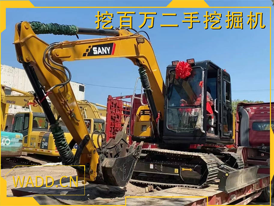 【客戶案例分享】二手三一60挖掘機裝車發(fā)貨，贈送破碎錘，客戶滿意度大增