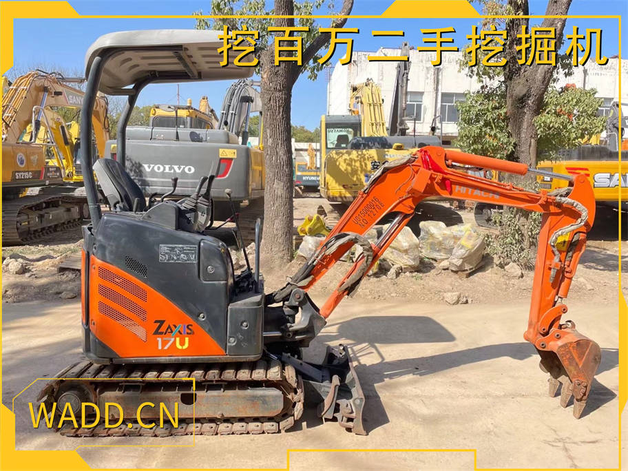 小巧便捷，二手日立17微挖滿足您狹小工地的需求！